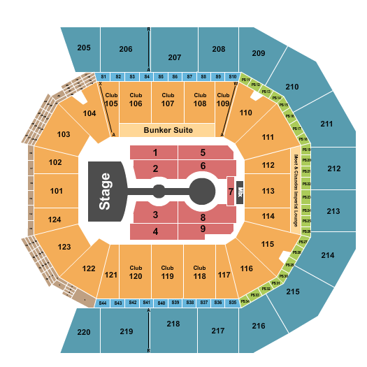 Moody Center ATX Ariana Grande Seating Chart